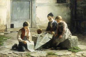 Reparatur des Drachens, 1895