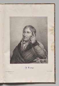 Deutschlands berühmte Autoren: Porträt von Christoph August Tiedge von Gustav Karl Friedrich Luderitz
