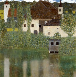 Castello Sul Lago Atter, Schloss Unterrach am Attersee, 1908 von Gustav Klimt