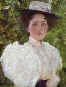 Mädchen im Laub, ca. 1908 von Gustav Klimt