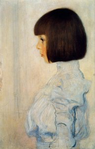 Porträt von Helene Klimt, 1898 von Gustav Klimt