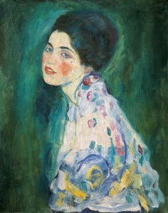 Porträt einer Dame von Gustav Klimt