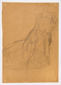 Sitzende Dame (Adele Bloch-Bauer) von Gustav Klimt