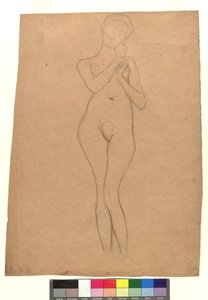 Stehender weiblicher Akt von Gustav Klimt