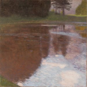 Stiller Weiher (Egelsee bei Golling, Salzburg) von Gustav Klimt