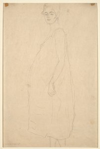 Studie einer gekleideten schwangeren Frau, ca. 1915-16