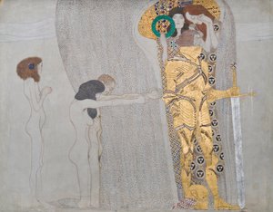 Die Sehnsucht nach Glück, aus dem Beethoven-Fries, 1902