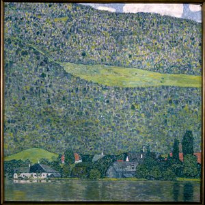 Ansicht eines Schlosses in Unterach am Attersee, 1915 von Gustav Klimt