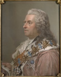 Porträt von Graf Carl Gustaf Tessin von Gustav Lundberg