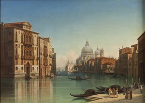 Blick auf den Canal Grande in Venedig, 1860