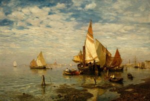 In der Lagune bei Venedig