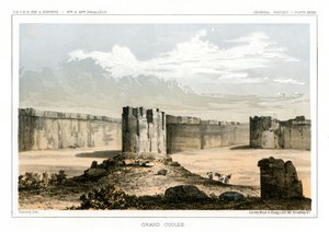Grand Coulee, Washington, USA, 1856 von Gustav Sohon