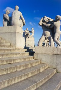 Norwegen, Oslo. Vigelandsparken. Skulpturen von Gustav Vigeland (1869-1943)