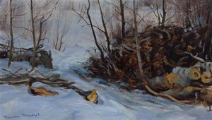 Winterlandschaft von Gustav Wentzel