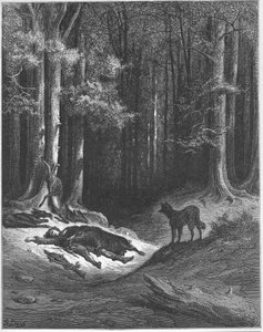Der Wolf und der Jäger - aus 