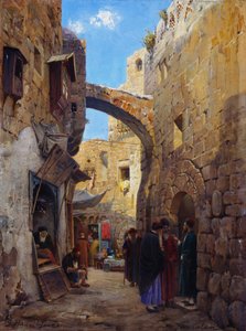 Straßenszene in Jerusalem