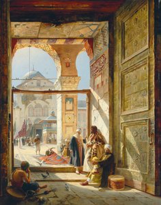 Das Tor der Großen Umayyaden-Moschee, Damaskus