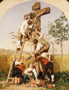 Das Heiligtum schmücken, 1854