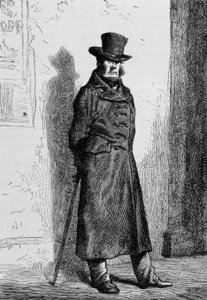 Javert - in Les Misérables von Victor Hugo, ill. von Brion, ed. Hetzel und Lacroix von Gustave Brion