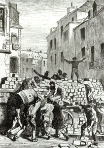 Die Barrikade, Illustration aus 