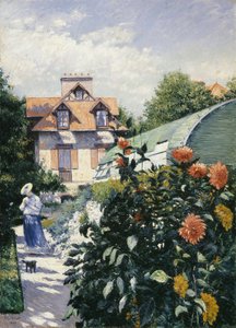 Dahlien, Garten in Petit Gennevilliers