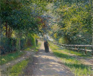 Allee der Villa des Fleurs in Trouville
