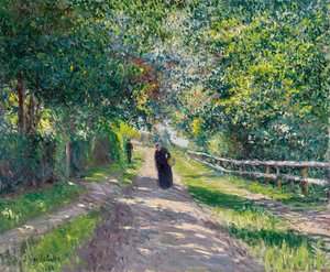 Allee der Villa des Fleurs in Trouville