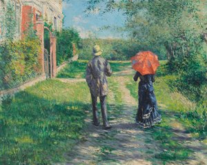 Paar beim Spaziergang