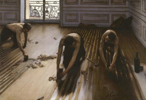 Die Parkettschleifer von Gustave Caillebotte