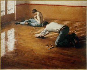 Raboteurs de parquets von Gustave Caillebotte