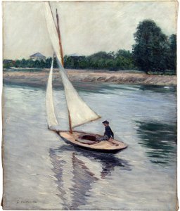 Segelschiff auf der Seine bei Argenteuil