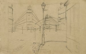 Studie für Pariser Straße, Regentag, 1877 von Gustave Caillebotte