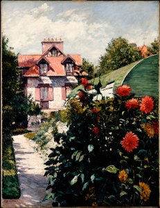 Die Dahlien, Garten von Petit Gennevilliers, 1893 von Gustave Caillebotte