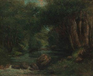 Ein Bach im Wald, ca. 1868-77