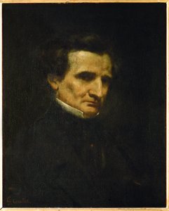 Hector Berlioz, französischer Komponist von Gustave Courbet