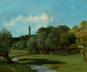 La Bretonnerie im Département Indre von Gustave Courbet