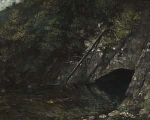 Landschaft bei La Source Bleue von Gustave Courbet