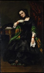 Madame Auguste Cuoq (Mathilde Desportes, 1827-1910) von Gustave Courbet