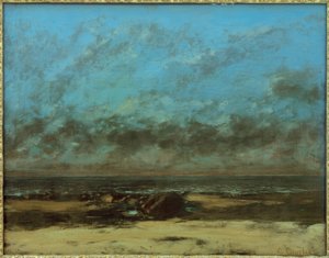 Meereslandschaft, Ebbe