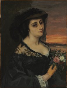Mme L... (Laure Borreau) von Gustave Courbet