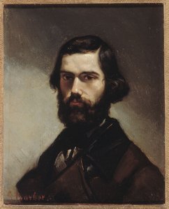 Porträt von Jules Vallès (1832-1885), Schriftsteller. von Gustave Courbet