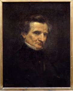 Porträt von Hector Berlioz (1803-1869), französischer Komponist.