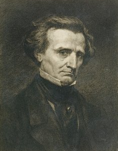 Porträt von Hector Berlioz (1803-69), graviert von A. Gilbert, veröffentlicht in der 