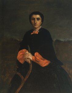 Porträt einer Frau: Juliette Courbet