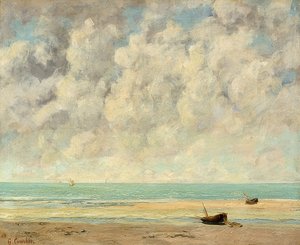 Ruhige See von Gustave Courbet