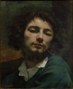 Selbstporträt von Gustave Courbet