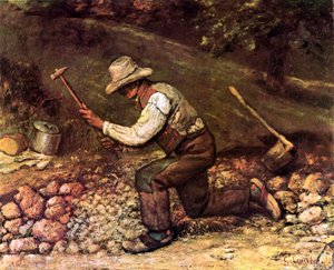 Steinhauer von Gustave Courbet