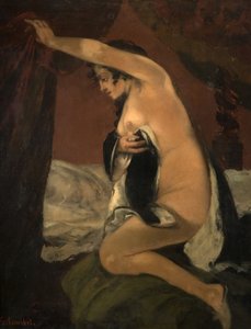 Studie für Venus in Venus und Psyche, 1865 von Gustave Courbet