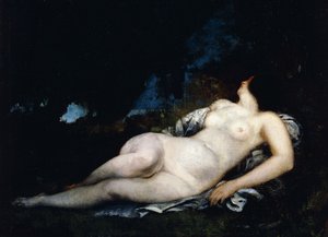 Studie für eine schlafende Frau