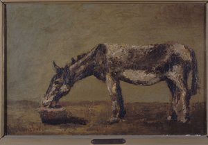 Der Esel, zwischen 1862 und 1863 von Gustave Courbet